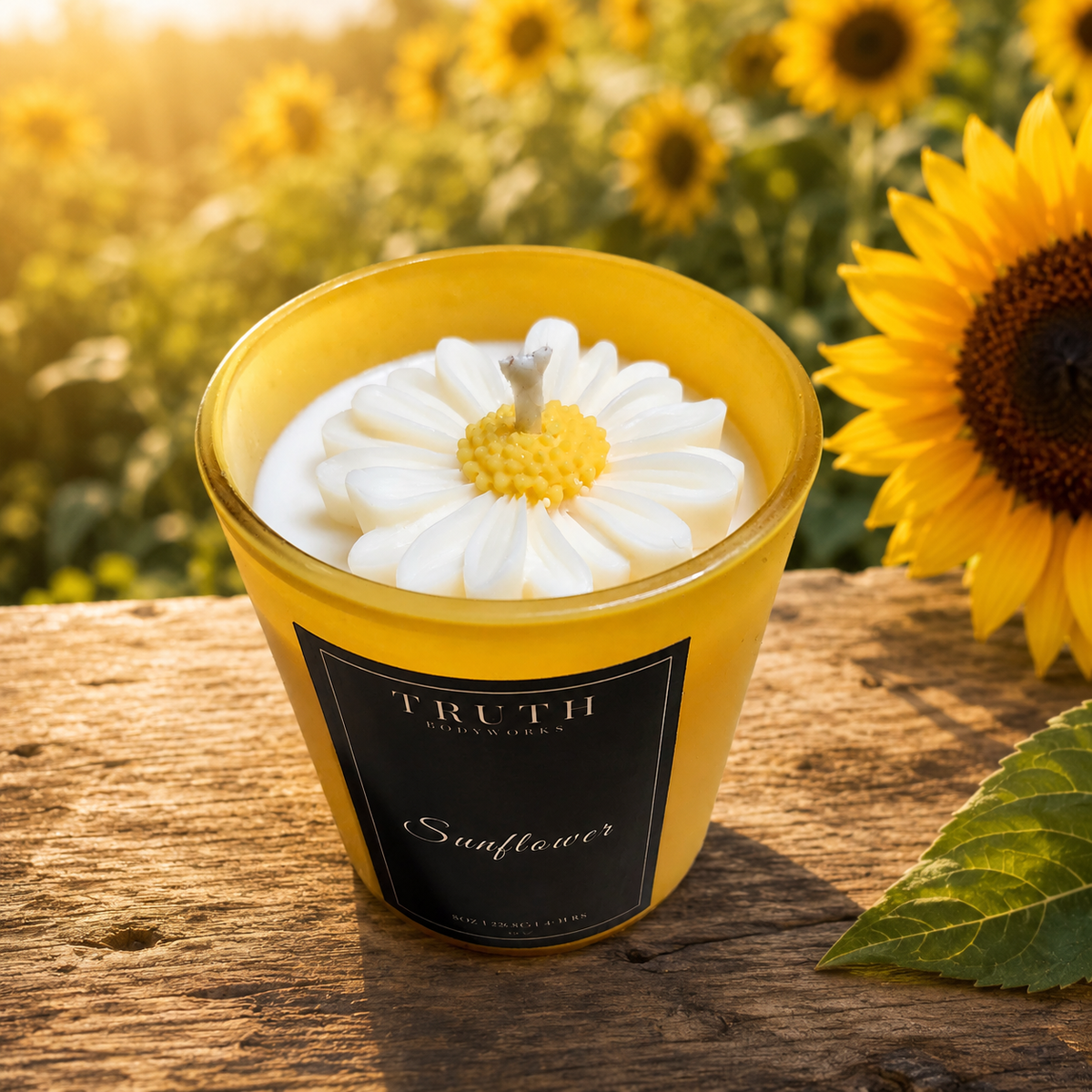 Sunflower Candle