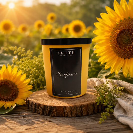 Sunflower Candle